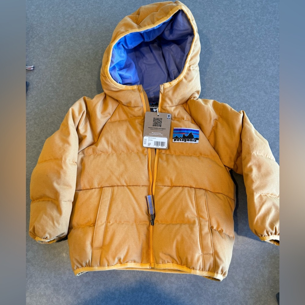NWT Patagonia baby cotton down jacket